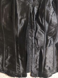 Black Satin Corset