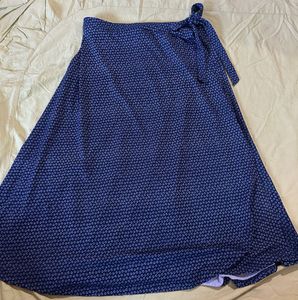 Navy Blue Skirt With Tag