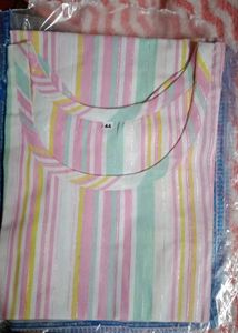 VROEGER Women Striped Kurta XL Size