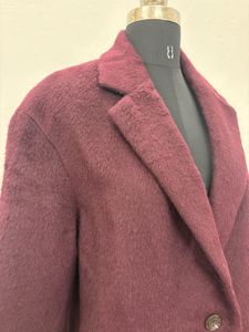 Burgundy Long Coat