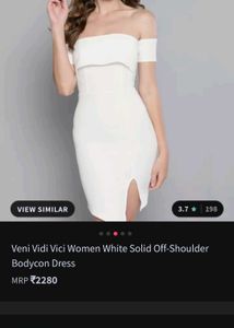 Beautiful White Bodycone Dress ❤