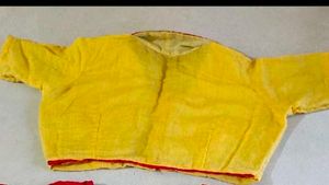 Yellow Designer Blouse