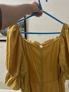Mustard Beautiful Maxi dress