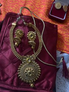 Golden Necklace Peice For Women