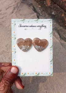 Hand made resin Heart shape tops