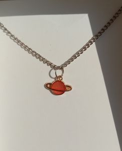 Saturn , Cute , Cactus , Carrot Charm Necklace