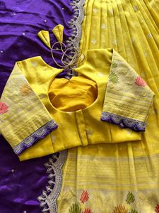 Yellow Lehenga Choli Set