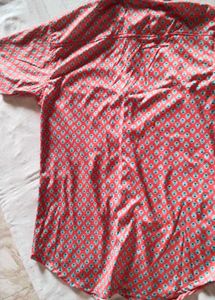 Red Floral Shirt