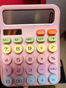 cute colorful candy calculator