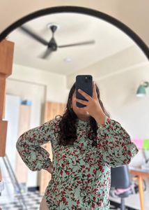Floral Print Blouse/ Top