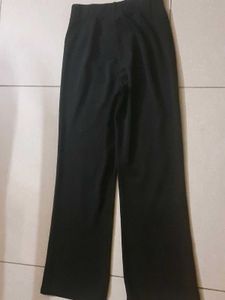 Wide Leg Black Formal Pants