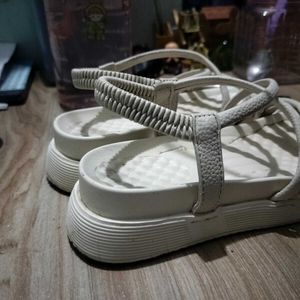 White Multi-Strap Sandals