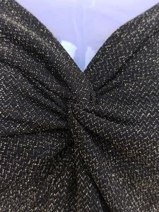 Sparkly Black Long Sleeve Top