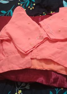 Katori Blouse With Sequined Sleeves