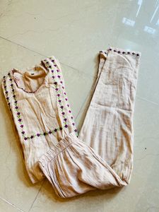 Elegant Embroidered Kurta Set