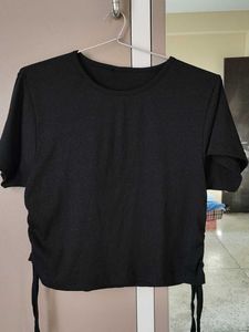 Black Crop Top