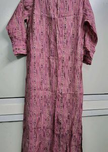 Fashor Pink Printed Kurta