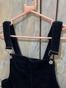 Black Dungaree Dress