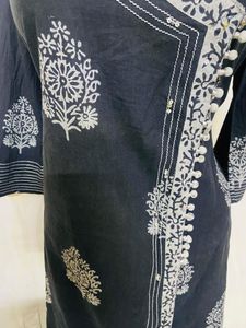3 Pece Black Color Cotton Set