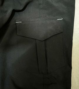 Black Cargo Joggers