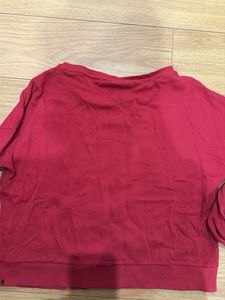 ONLY Red Graphic Print Long Sleeve Top