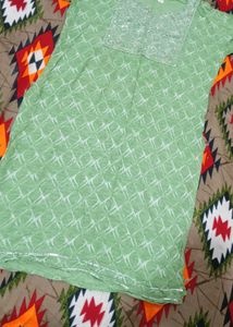Green Kurta Set