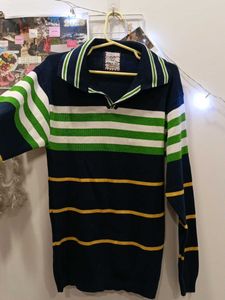 Striped Polo T-Shirt