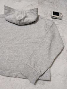 Converse cropped Grey Hoodie