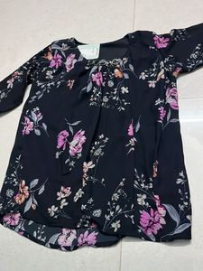 Black New Top With Lining