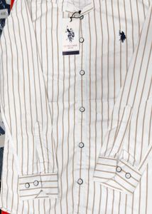 Striped US Polo Shirt New Size M,L