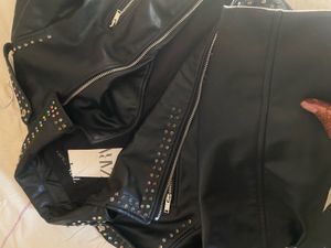 ZARA studded leather jacket * Limited edition *