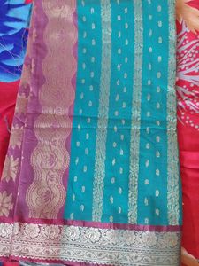 Seagreen Banarasi SAREE