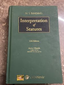 Interpretation Of Statutes By NS BINDRA