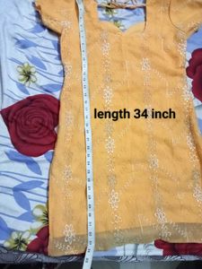 Orange Shalwar Kameez Suit