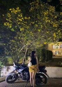 Yellow Plaid Mini Skirt
