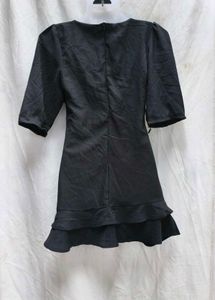 36259. Black Mini Dress