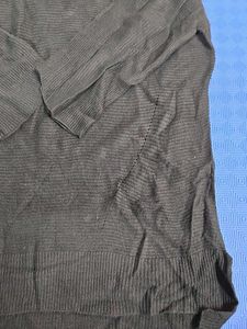 Stylish Black Knit Top