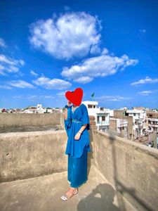 Elegant Blue Co-ord Set