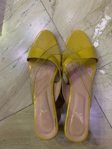 Turmeric Yellow Heel Very Beautiful  Decent Look