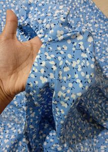 Floral Blue Dress🩵