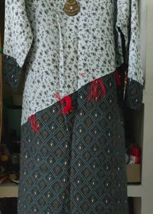 Floral Print Kurta