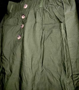 Olive A-line Skirt