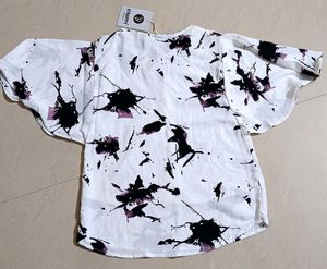 New!! White Top For Women🤍🖤