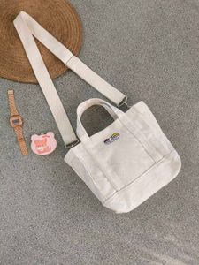 Korean Canvas Bucket Bag
