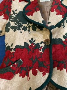 Floral Patterned Jacket