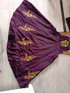 Heavy Embroidery With Full Of Colout Dress New