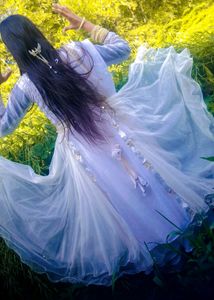 Handmad frock pant with dupatta set