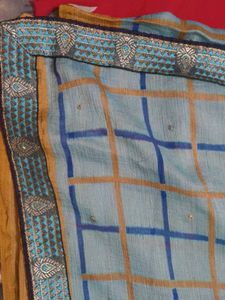 Elegant light Blue Saree