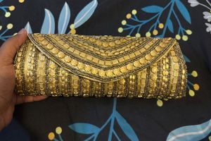 Vintage Gold Beaded Clutch (any one)
