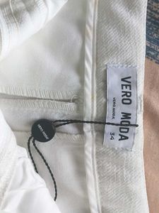 White Wide Leg Pants